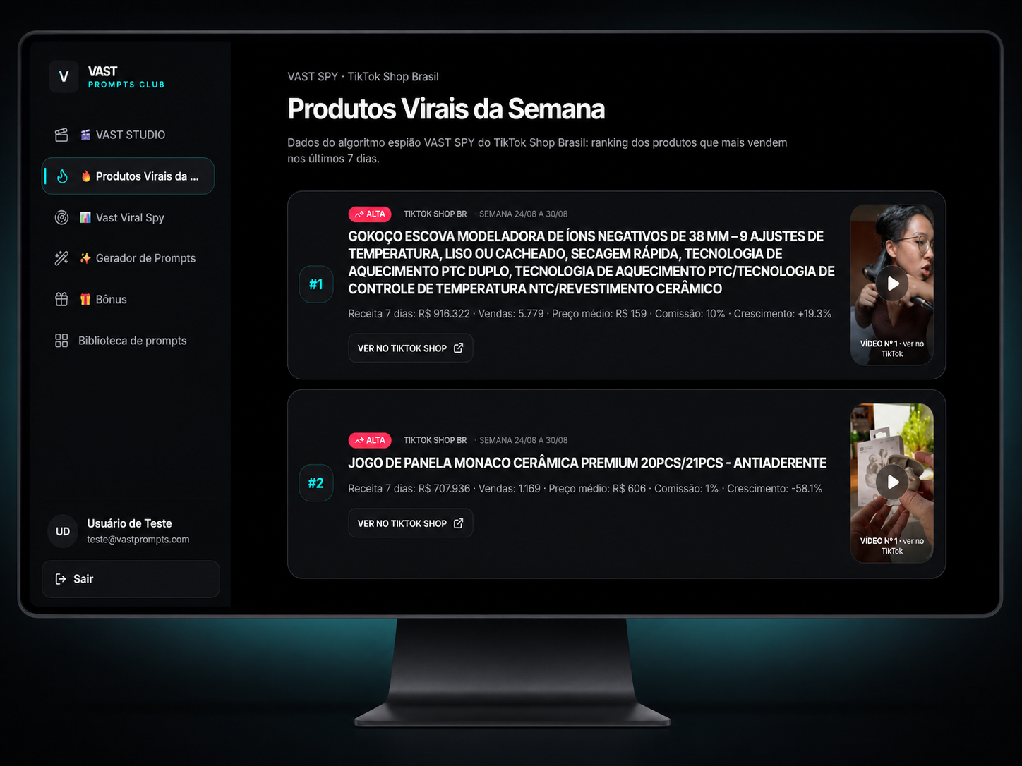 Produtos virais da semana