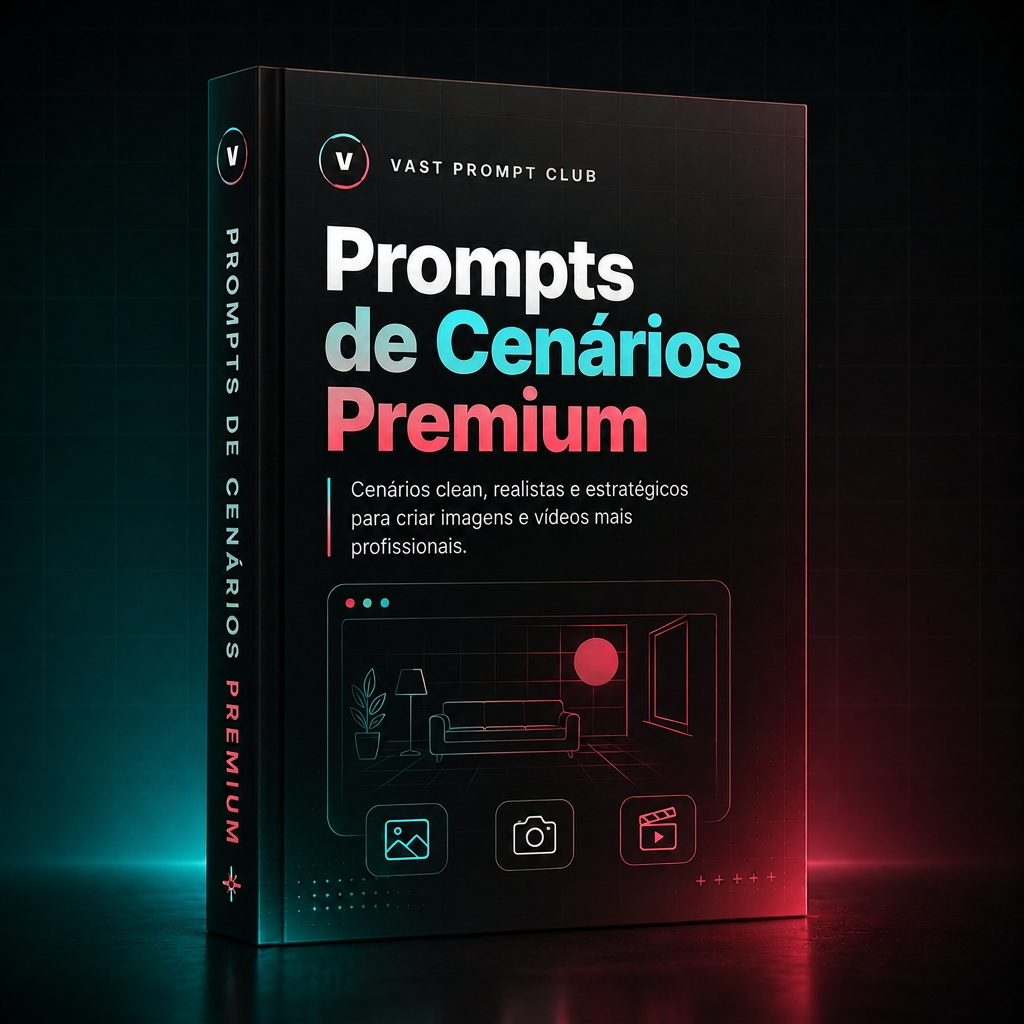 Capa do e-book Prompts de Cenários Premium